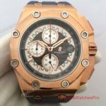 Fake Audemars Piguet Royal Oak Offshore Michael Schumacher White Chronograph 072902